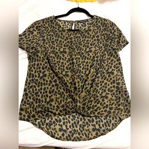 Banana Republic Cheetah Blouse